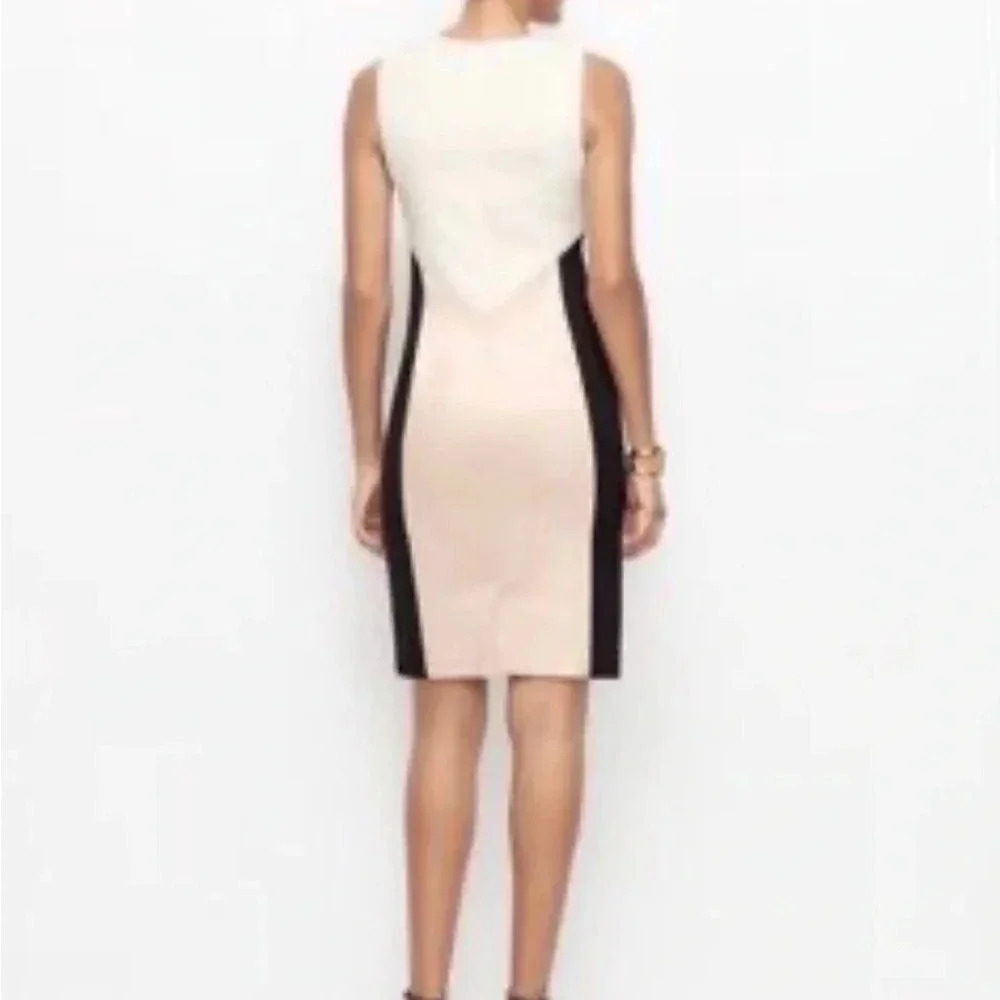 Ann Taylor colorblock sheath ponte dress SZ 6p - Picture 2 of 9
